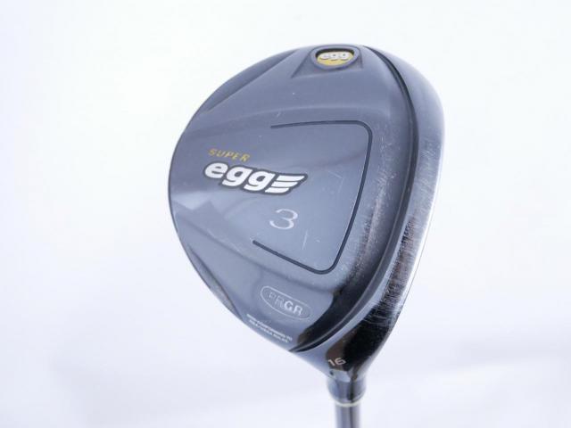 Fairway Wood : PRGR : หัวไม้ 3 PRGR Super Egg (หน้าเด้งเกินกฏ COR 0.84 ออกปี 2018 หายากมาก) Loft 16 Flex SR (M-40)