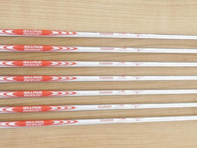 Iron set : Taylormade : ชุดเหล็ก Taylormade P7MC Forged (ซีรี่ย์ท้อปสุด ออกปี 2021) มีเหล็ก 4-Pw (7 ชิ้น) ก้านเหล็ก NS Pro Modus 105 Flex S