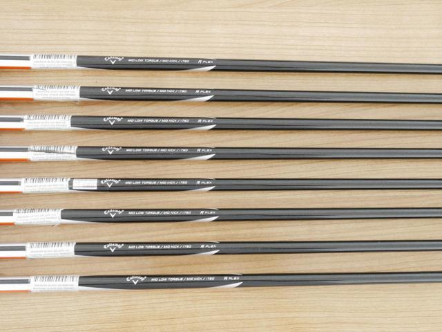 Iron set : Callaway : ชุดเหล็ก Callaway X-24 Hot มีเหล็ก 4-Pw,Sw (8 ชิ้น) ก้านกราไฟต์ Flex R