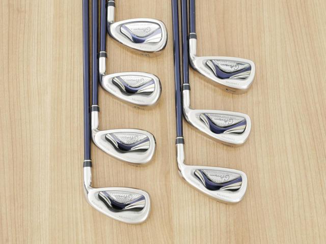 Iron set : Daiwa : **มีตำหนิ** ชุดเหล็ก Daiwa GIII (รุ่นท๊อปสุด หน้าเด้งสุดๆ ใบใหญ่ ตีไกล) มีเหล็ก 5-Pw,Aw (7 ชิ้น) ก้านกราไฟต์ Flex SR