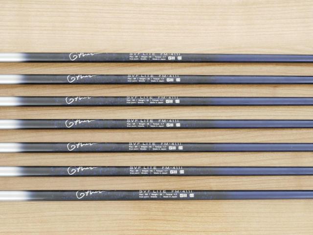 Iron set : Daiwa : **มีตำหนิ** ชุดเหล็ก Daiwa GIII (รุ่นท๊อปสุด หน้าเด้งสุดๆ ใบใหญ่ ตีไกล) มีเหล็ก 5-Pw,Aw (7 ชิ้น) ก้านกราไฟต์ Flex SR