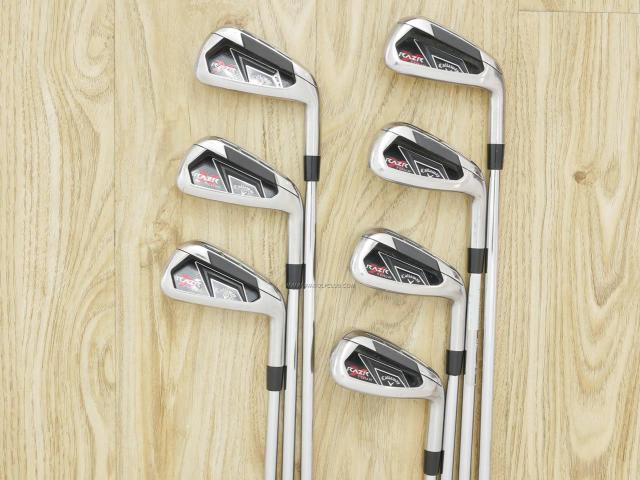 Iron set : Callaway : ชุดเหล็ก Callaway RAZR X Tour มีเหล็ก 4-Pw (7 ชิ้น) ก้านเหล็ก NS Pro 950 Flex R