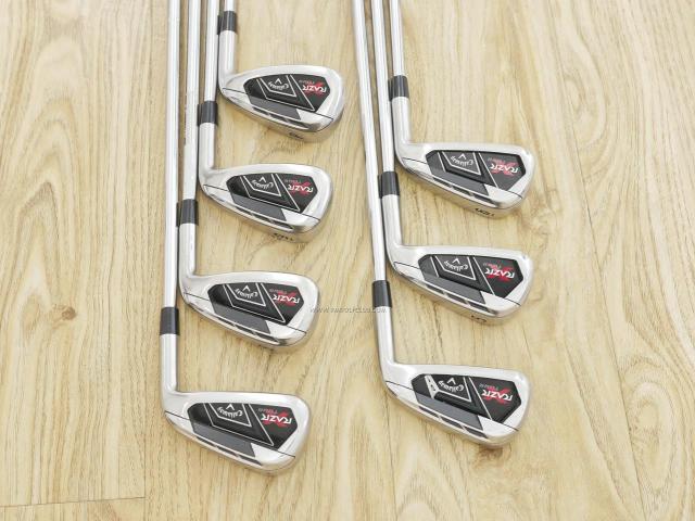 Iron set : Callaway : ชุดเหล็ก Callaway RAZR X Tour มีเหล็ก 4-Pw (7 ชิ้น) ก้านเหล็ก NS Pro 950 Flex R