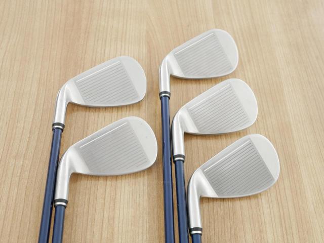 Lady club : All : ชุดเหล็ก XXIO Impact Power Matching 5 มีเหล็ก 7-Pw,Aw (5 ชิ้น) ก้านกราไฟต์ MP-500 Flex L