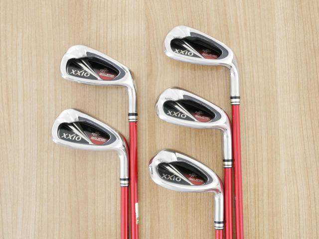 Iron set : XXIO : ชุดเหล็ก XXIO 8 Red (ใบใหญ่ ตีง่าย ไกล) มีเหล็ก 7-Pw,Aw (5 ชิ้น) ก้านกราไฟต์ MP-800 Flex R