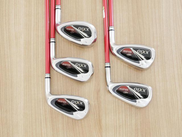 Iron set : XXIO : ชุดเหล็ก XXIO 8 Red (ใบใหญ่ ตีง่าย ไกล) มีเหล็ก 7-Pw,Aw (5 ชิ้น) ก้านกราไฟต์ MP-800 Flex R