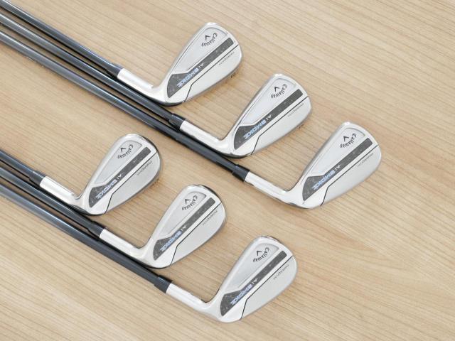 Iron set : Callaway : ชุดเหล็ก Callaway Paradym Ai Smoke (ออกปี 2024 ตีง่ายมาก ไกล Japan Spec.) มีเหล็ก 6-Pw,Aw (6 ชิ้น) ก้านกราไฟต์ Fujikura TENSEI 50 Flex R