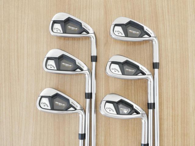 Iron set : Callaway : ชุดเหล็ก Callaway Rogue ST Max OS (ออกปี 2022 ตีง่ายสุดๆ ไกลสุดๆ) มีเหล็ก 6-Pw,Aw (6 ชิ้น) ก้านเหล็ก NS Pro ZELOS 7 Flex S