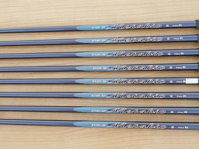 Iron set : Maruman : ชุดเหล็ก Maruman Metabio AG-30 (หน้า Maraging เด้ง) มีเหล็ก 5-Pw,Aw,Sw (8 ชิ้น) ก้านกราไฟต์ Flex R