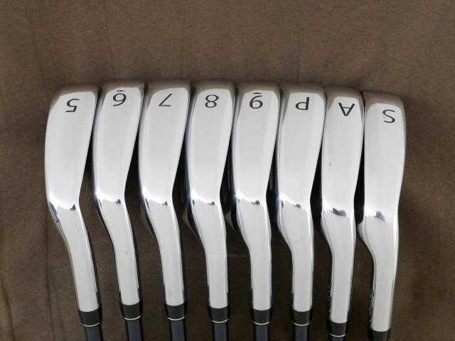 Iron set : Maruman : ชุดเหล็ก Maruman Metabio AG-30 (หน้า Maraging เด้ง) มีเหล็ก 5-Pw,Aw,Sw (8 ชิ้น) ก้านกราไฟต์ Flex R