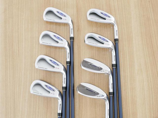 Iron set : Maruman : ชุดเหล็ก Maruman Metabio AG-30 (หน้า Maraging เด้ง) มีเหล็ก 5-Pw,Aw,Sw (8 ชิ้น) ก้านกราไฟต์ Flex R