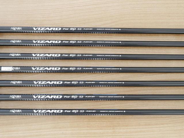 Iron set : Honma : ชุดเหล็ก Honma LB-808 EP (หน้าเด้ง) มีเหล็ก 5-11 (7 ชิ้น) ก้านกราไฟต์ Honma Vizard 53 Flex SR