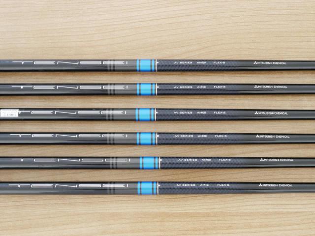 Iron set : Titleist : ชุดเหล็ก Titleist T200 Forged (รุ่นล่าสุด ออกปี 2023 Japan Spec) มีเหล็ก 6-Pw,48 (6 ชิ้น) ก้านกราไฟต์ Mitsubishi TENSEI AM2 Flex S