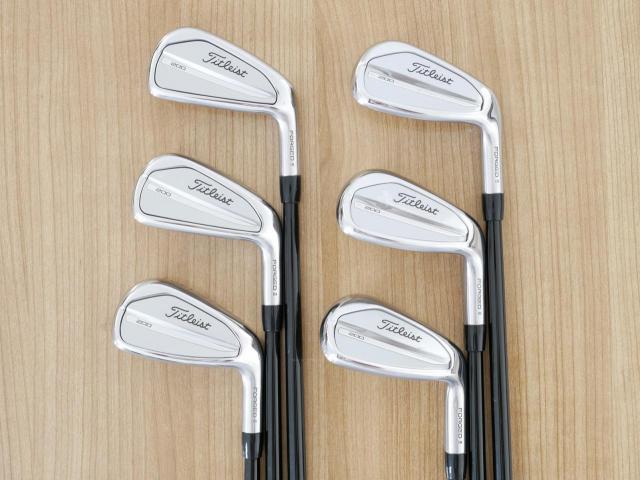 Iron set : Titleist : ชุดเหล็ก Titleist T200 Forged (รุ่นล่าสุด ออกปี 2023 Japan Spec) มีเหล็ก 6-Pw,48 (6 ชิ้น) ก้านกราไฟต์ Mitsubishi TENSEI AM2 Flex S