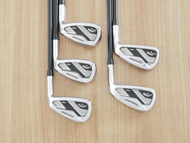 Iron set : Callaway : ชุดเหล็ก Callaway Mavrik Pro (ออกปี 2020) มีเหล็ก 6-Pw (5 ชิ้น) ก้านกราไฟต์ Fujikura TENSEI 55 Flex A