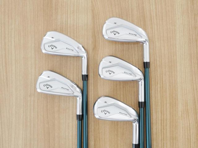 Iron set : Callaway : ชุดเหล็ก Callaway ELYTE (รุ่นล่าสุด ออกปี 2025 ตีง่ายมาก ไกล Japan Spec.) มีเหล็ก 6-Pw (5 ชิ้น) ก้านกราไฟต์ Fujikura VENTUS 5 Flex R