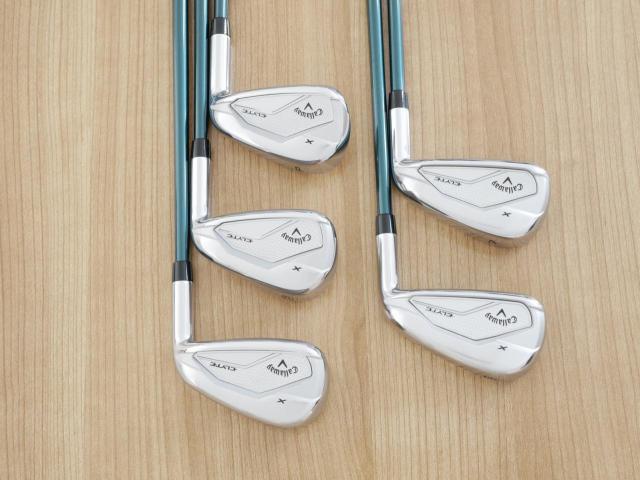 Iron set : Callaway : ชุดเหล็ก Callaway ELYTE (รุ่นล่าสุด ออกปี 2025 ตีง่ายมาก ไกล Japan Spec.) มีเหล็ก 6-Pw (5 ชิ้น) ก้านกราไฟต์ Fujikura VENTUS 5 Flex R