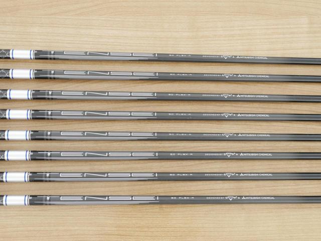 Iron set : Callaway : ชุดเหล็ก Callaway Paradym Ai Smoke HL (ออกปี 2024 ตีง่ายมาก ไกล Japan Spec.) มีเหล็ก 6-Pw,Aw,Gw,Sw (8 ชิ้น) ก้านกราไฟต์ Mitsubishi TENSEI 50 Flex R