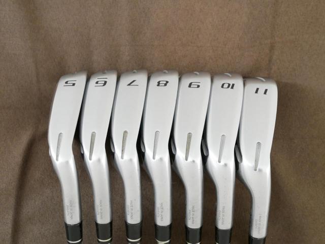 Iron set : Honma : ชุดเหล็ก Honma Bezeal 535 (ปี 2019 รุ่นนี้ใบใหญ่ที่สุดของ Honma) มีเหล็ก 5-11 (7 ชิ้น) ก้านกราไฟต์ Honma Vizard 48 Flex S