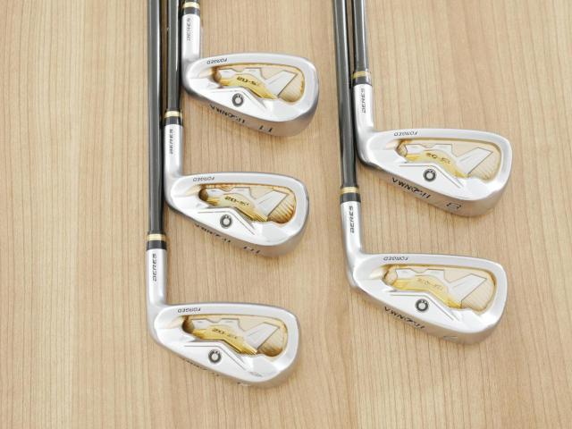 Iron set : Honma : ชุดเหล็ก Honma Beres IS-02 (หน้าเด้ง Forged) มีเหล็ก 7-11 (5 ชิ้น เทียบเท่า 6-Pw) ก้าน ARMRQ 6 (49) Flex R (2 ดาว)
