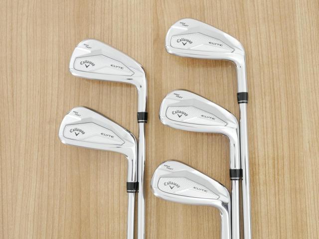 Iron set : Callaway : ชุดเหล็ก Callaway ELYTE Max Fast (ออกปี 2025 ตีง่ายมาก ไกล Japan Spec.) มีเหล็ก 6-Pw (5 ชิ้น) ก้านเหล็ก NS Pro ZELOS 7 Flex R