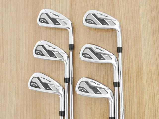Iron set : Callaway : ชุดเหล็ก Callaway Mavrik Pro (ออกปี 2020) มีเหล็ก 5-Pw (6 ชิ้น) ก้านเหล็ก Dynamic Gold S200