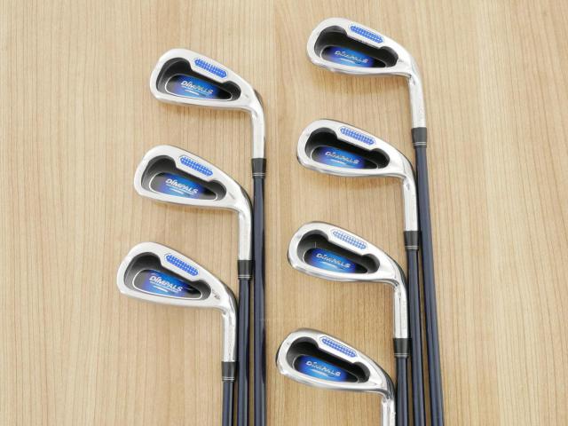 Iron set : Kasco : ชุดเหล็ก Kasco DIMPALS (ใบใหญ่) มีเหล็ก 5-Pw,Sw (7 ชิ้น) ก้านกราไฟต์ Flex R