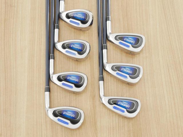 Iron set : Kasco : ชุดเหล็ก Kasco DIMPALS (ใบใหญ่) มีเหล็ก 5-Pw,Sw (7 ชิ้น) ก้านกราไฟต์ Flex R