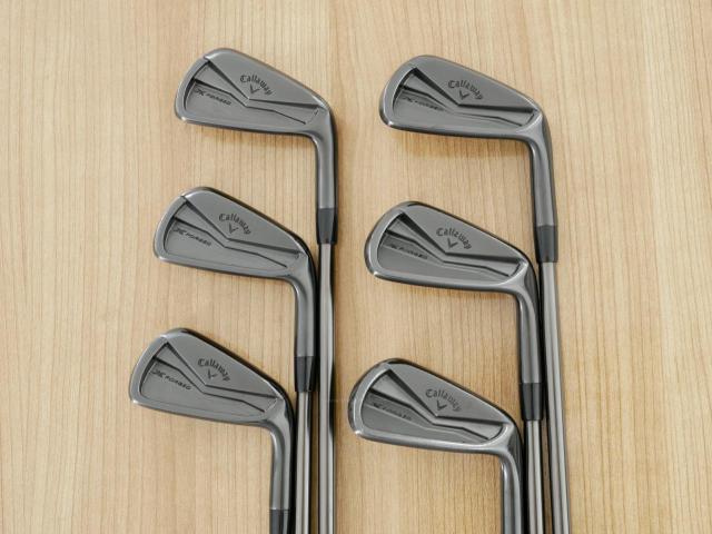 Iron set : Callaway : ชุดเหล็ก Callaway X Forged Black (ออกปี 2024 นุ่ม แน่น หล่อมาก) มีเหล็ก 5-Pw (6 ชิ้น) ก้านเหล็ก NS Pro Modus 105 Flex S