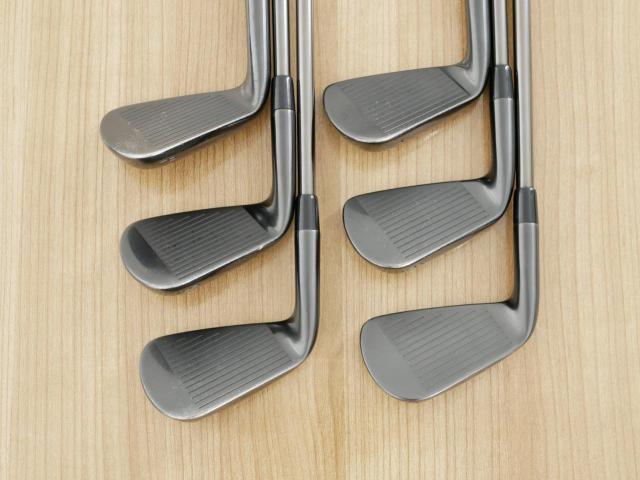 Iron set : Callaway : ชุดเหล็ก Callaway X Forged Black (ออกปี 2024 นุ่ม แน่น หล่อมาก) มีเหล็ก 5-Pw (6 ชิ้น) ก้านเหล็ก NS Pro Modus 105 Flex S
