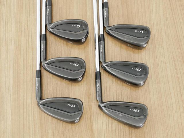 Iron set : Ping : ชุดเหล็ก Ping G710 (ปี 2021 Japan Spec. ใบใหญ่ ง่ายที่สุด ไกลที่สุดของ Ping) มีเหล็ก 5-Pw (6 ชิ้น) ก้านเหล็ก NS Pro 950 NEO Flex R