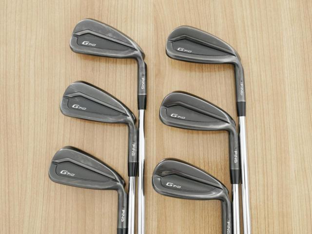 Iron set : Ping : ชุดเหล็ก Ping G710 (ปี 2021 Japan Spec. ใบใหญ่ ง่ายที่สุด ไกลที่สุดของ Ping) มีเหล็ก 5-Pw (6 ชิ้น) ก้านเหล็ก NS Pro 950 NEO Flex R