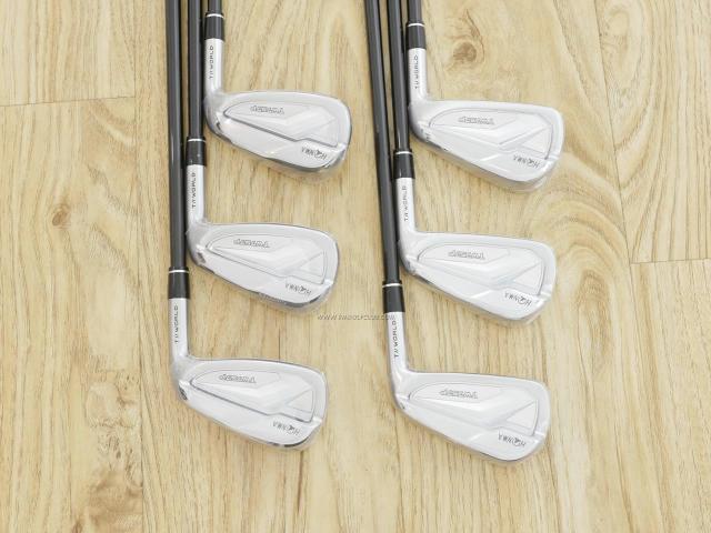 Iron set : Honma : **ของใหม่ ยังไม่แกะพลาสติก** ชุดเหล็ก Honma Tour World TW757P (รุ่นล่าสุด ออกปี 2022) มีเหล็ก 5-Pw (6 ชิ้น) ก้านกราไฟต์ Honma Vizard 50 Flex R