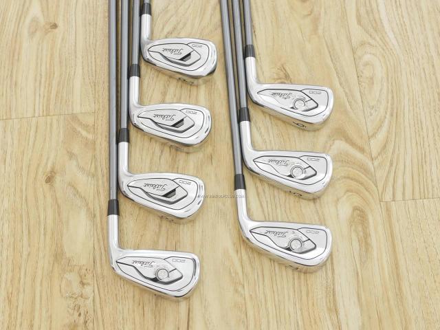 Iron set : Titleist : ชุดเหล็ก Titleist T200 (รุ่นปี 2020) มีเหล็ก 4-Pw (7 ชิ้น) ก้านกราไฟต์ Fujikura MCI Black 100 Flex S