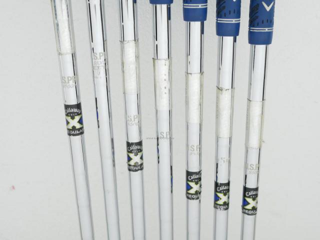 Iron set : Callaway : ชุดเหล็ก Callaway X-22 Tour มีเหล็ก 4-Pw (7 ชิ้น) ก้านเหล็ก NS Pro Flex R