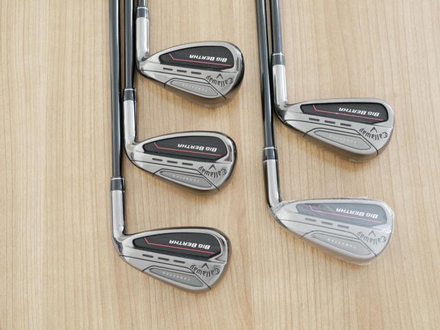 Iron set : Callaway : ชุดเหล็ก Callaway Big Bertha (รุ่นล่าสุด ปี 2023 ตีง่ายที่สุดของ Callaway) มีเหล็ก 6-Pw (5 ชิ้น) ก้านกราไฟต์ Fujikura Speeder NX Flex R