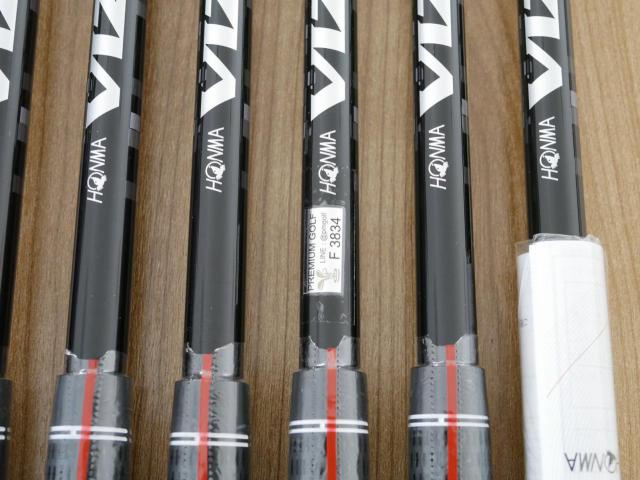 Iron set : Honma : **ของใหม่ ยังไม่แกะพลาสติก** ชุดเหล็ก Honma Tour World TW757P (ออกปี 2022) มีเหล็ก 5-Pw (6 ชิ้น) ก้านกราไฟต์ Honma Vizard 50 Flex R
