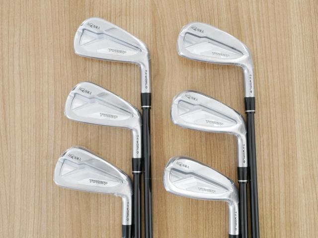 Iron set : Honma : **ของใหม่ ยังไม่แกะพลาสติก** ชุดเหล็ก Honma Tour World TW757P (ออกปี 2022) มีเหล็ก 5-Pw (6 ชิ้น) ก้านกราไฟต์ Honma Vizard 50 Flex R