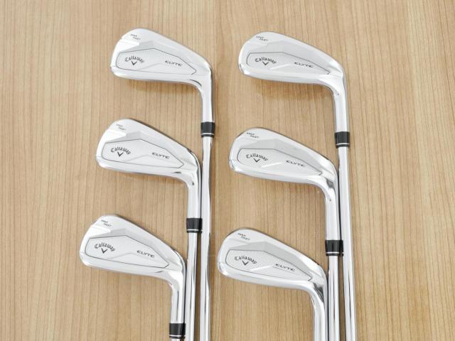 Iron set : Callaway : ชุดเหล็ก Callaway ELYTE Max Fast (ออกปี 2025 ตีง่ายมาก ไกล Japan Spec.) มีเหล็ก 6-Pw,Aw (6 ชิ้น) ก้านเหล็ก NS Pro ZELOS 7 Flex S