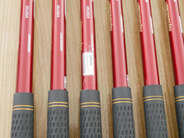 Iron set : Katana : ชุดเหล็ก Katana Voltio IV G Series I Silver (ปี 2017) มีเหล็ก 6-Pw,Aw,Sw (7 ชิ้น เหล็กยาวเป็นกระเทย) ก้านกราไฟต์ Fujikura Speeder 360 Flex R
