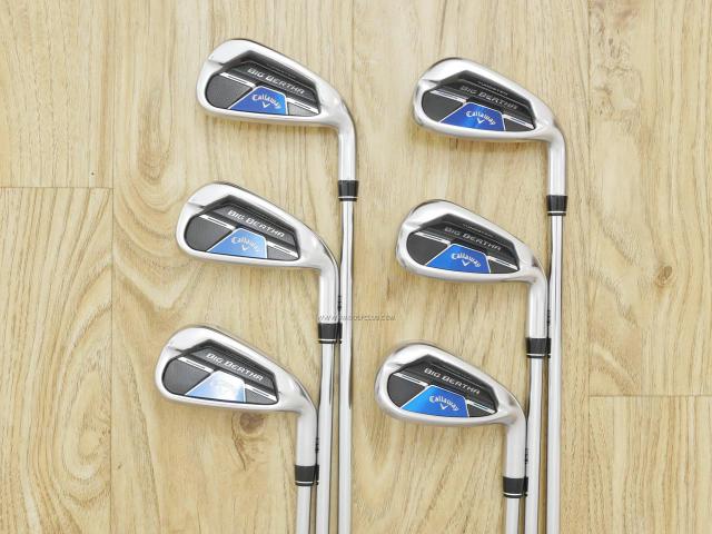 Iron set : Callaway : ชุดเหล็ก Callaway Big Bertha B21 (รุ่นล่าสุด ปี 2021 ตีง่ายที่สุดของ Callaway) มีเหล็ก 5-Pw (6 ชิ้น) ก้านเหล็ก KBS MAX CT80 Flex R