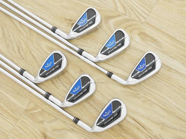 Iron set : Callaway : ชุดเหล็ก Callaway Big Bertha B21 (รุ่นล่าสุด ปี 2021 ตีง่ายที่สุดของ Callaway) มีเหล็ก 5-Pw (6 ชิ้น) ก้านเหล็ก KBS MAX CT80 Flex R