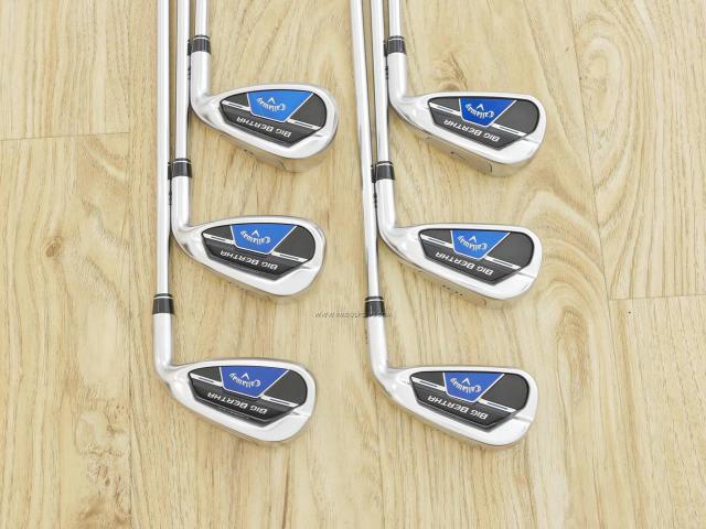 Iron set : Callaway : ชุดเหล็ก Callaway Big Bertha B21 (รุ่นล่าสุด ปี 2021 ตีง่ายที่สุดของ Callaway) มีเหล็ก 5-Pw (6 ชิ้น) ก้านเหล็ก KBS MAX CT80 Flex R