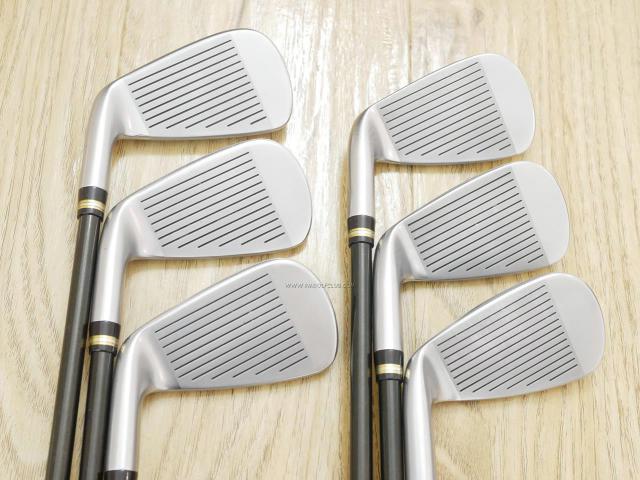 Iron set : Honma : ชุดเหล็ก Honma Beres IS-02 (หน้าเด้ง Forged) มีเหล็ก 6-11 (6 ชิ้น เทียบเท่า 5-Pw) ก้าน ARMRQ 6 (49) Flex R (2 ดาว)