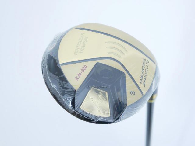 Fairway Wood : Kamui : **ของใหม่ ยังไม่แกะพลาสติก** หัวไม้ 3 Kamuiworks KM-300 (หน้าเด้ง มีสปริงข้างใน หายากมาก) Loft 15 ก้าน Fujikura Double Kick Flex SR