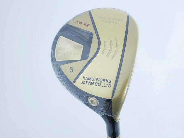 Fairway Wood : Kamui : **ของใหม่ ยังไม่แกะพลาสติก** หัวไม้ 3 Kamuiworks KM-300 (หน้าเด้ง มีสปริงข้างใน หายากมาก) Loft 15 ก้าน Fujikura Double Kick Flex SR