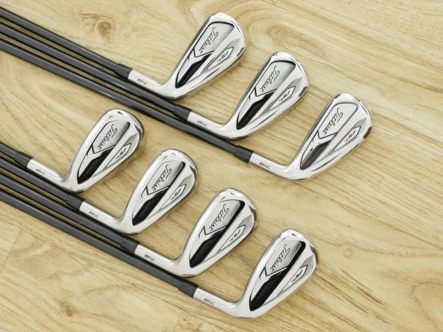 Iron set : Titleist : ชุดเหล็ก Titleist AP1 718 (ออกปี 2018) มีเหล็ก 5-Pw,48 (7 ชิ้น) ก้านกราไฟต์ Fujikura MCI 60 Flex R