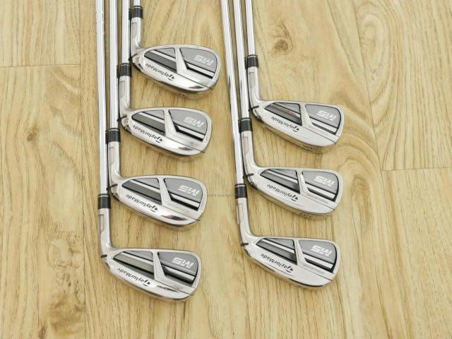 Iron set : Taylormade : ชุดเหล็ก Taylormade M5 (ออกปี 2019) มีเหล็ก 4-Pw (7 ชิ้น) ก้านเหล็ก XP100 S300