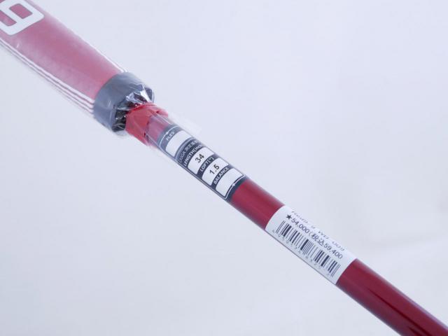 Putter : All : **ของใหม่ ยังไม่แกะพลาสติก** พัตเตอร์ Kasco Red 9/9 white back WB-009 ยาว 34 นิ้ว