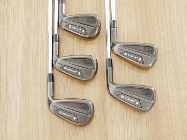 Iron set : Callaway : ชุดเหล็ก Callaway APEX Ai300 Brushed Copper Forged (Limited Edition หายากมากๆ ออกปี 2024) มีเหล็ก 6-Pw (5 ชิ้น) ก้านเหล็ก NS Pro 950 NEO Flex S